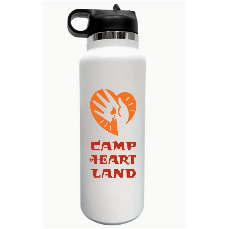 Aluminum camping picnic table-Camp Heartland Stainless Steel Water Bottle