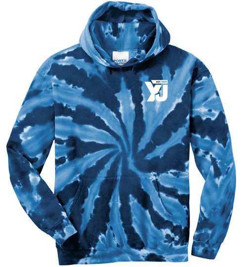 LED camping tent light-Camp YJ Tie-Dye Hooded Sweatshirt