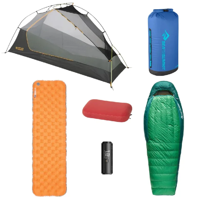 Reflective camping tent stakes-Fast and Light MotoCamping Essentials Bundle