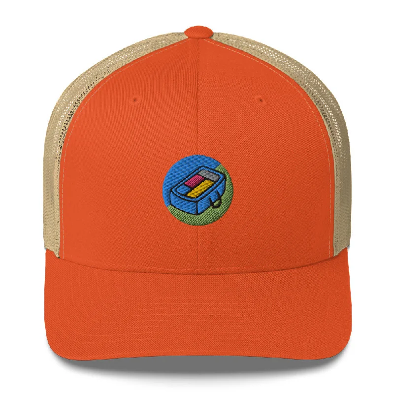 Solar-powered camping headlamp-Trucker Cap