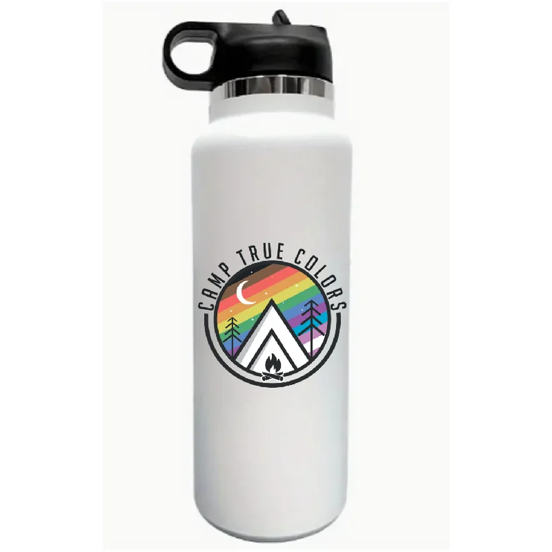 Collapsible camping water bottle-True Colors Stainless Steel Water Bottle