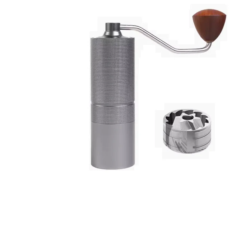 Collapsible camping water filter-Upgrade external adjustment grinder coffee grinder manual coffee grinder hand cranked grinder coffee machine coffee grinder