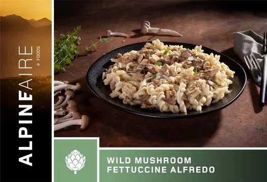 Synthetic camping sleeping sack-Wild Mushroom Fettuccine Alfredo