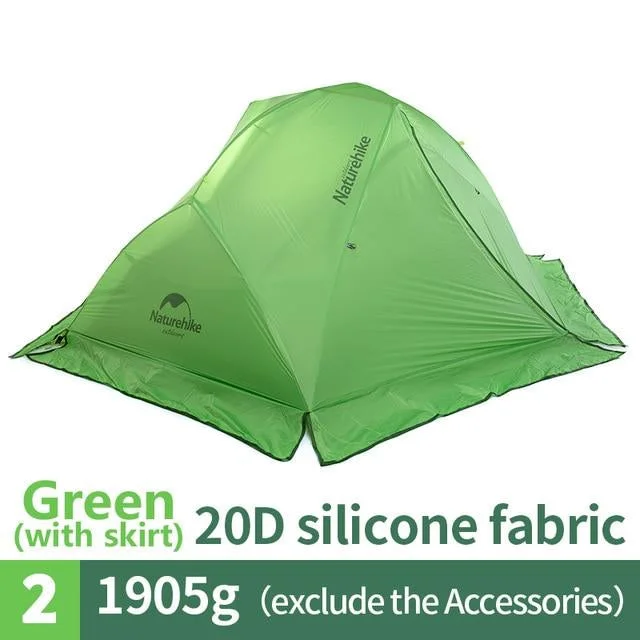 Green with tent skir