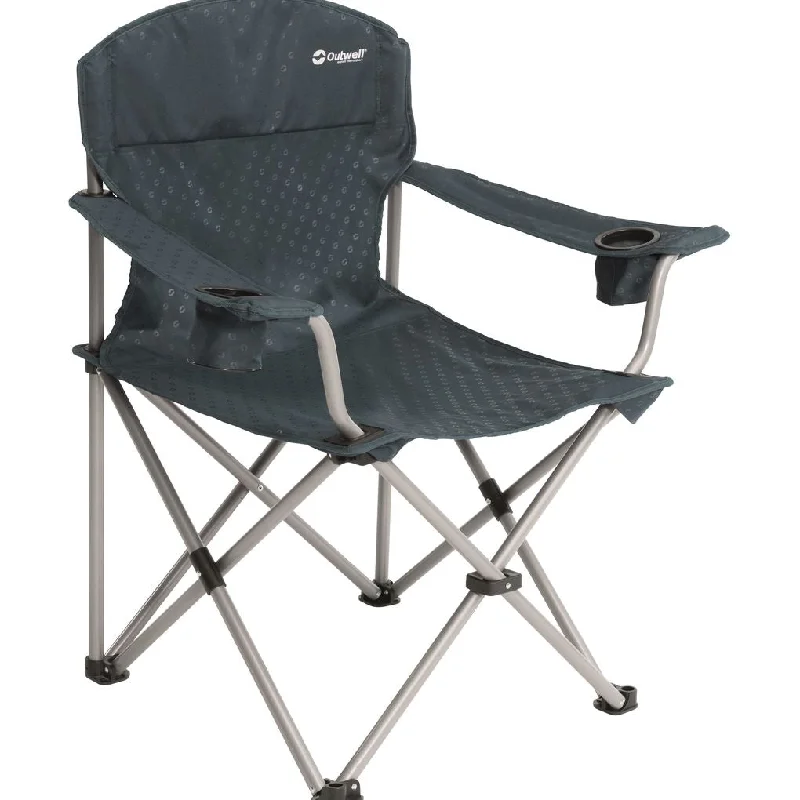 Portable camping stove propane-2 x Outwell Catamarca Arm Chair XL Night Blue