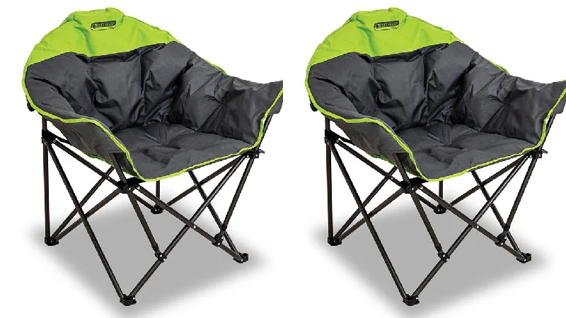 Weatherproof camping backpack-2x Quest Autograph Cleveland chair Lime