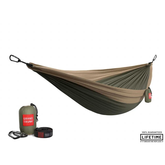 Folding camping stove propane-Double Deluxe Parachute Nylon Hammock w/Straps