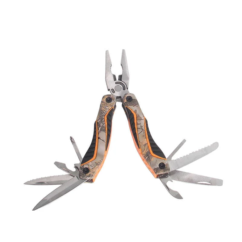 Durable camping tent ropes-Ace Camp Camo 13-in-1 Multi-tool Plier