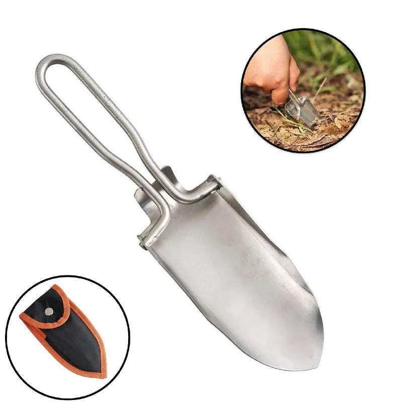 Portable camping water canister-Ace Camp Mini Folding Shovel