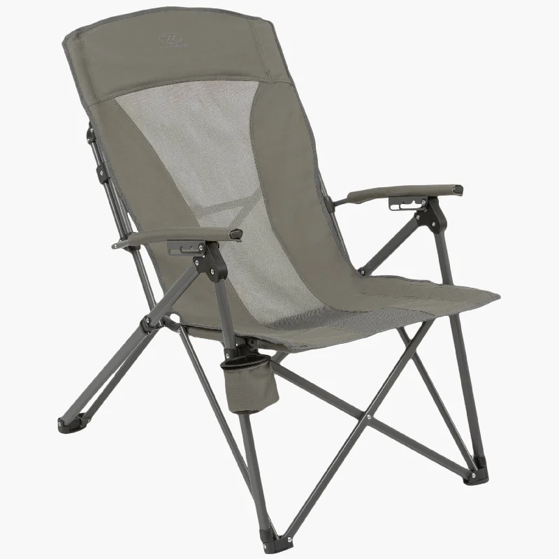 Collapsible camping water filter-Balvenie Recliner Camping Chair, Charcoal