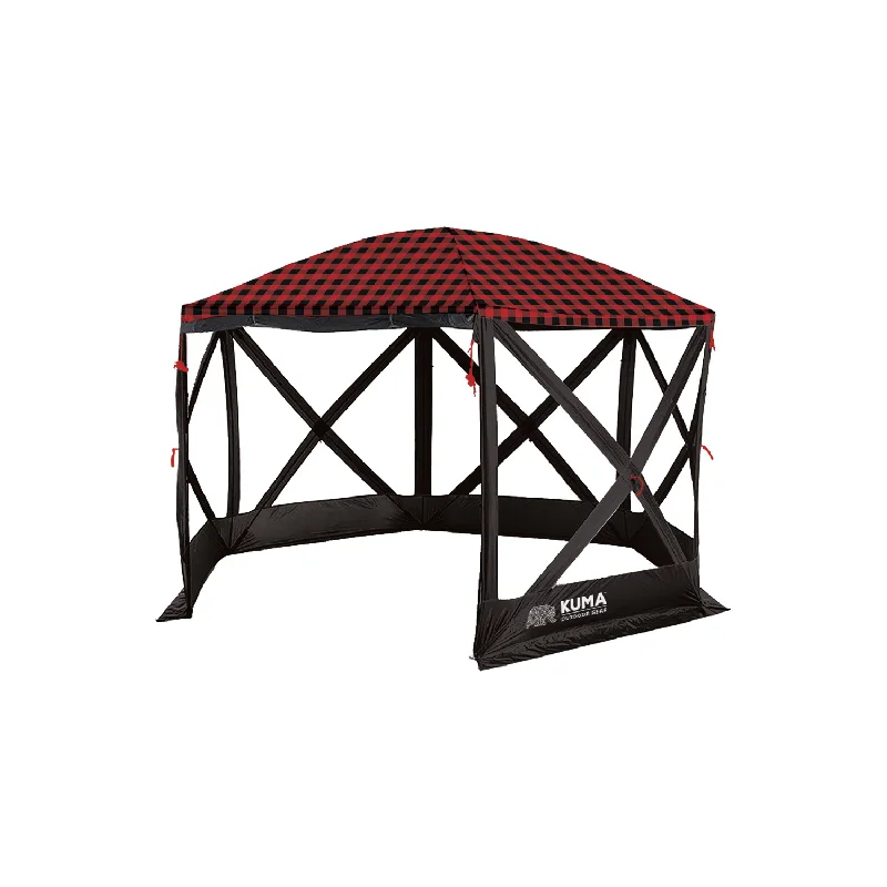 Portable camping work station-Bear Den Deluxe Gazebo