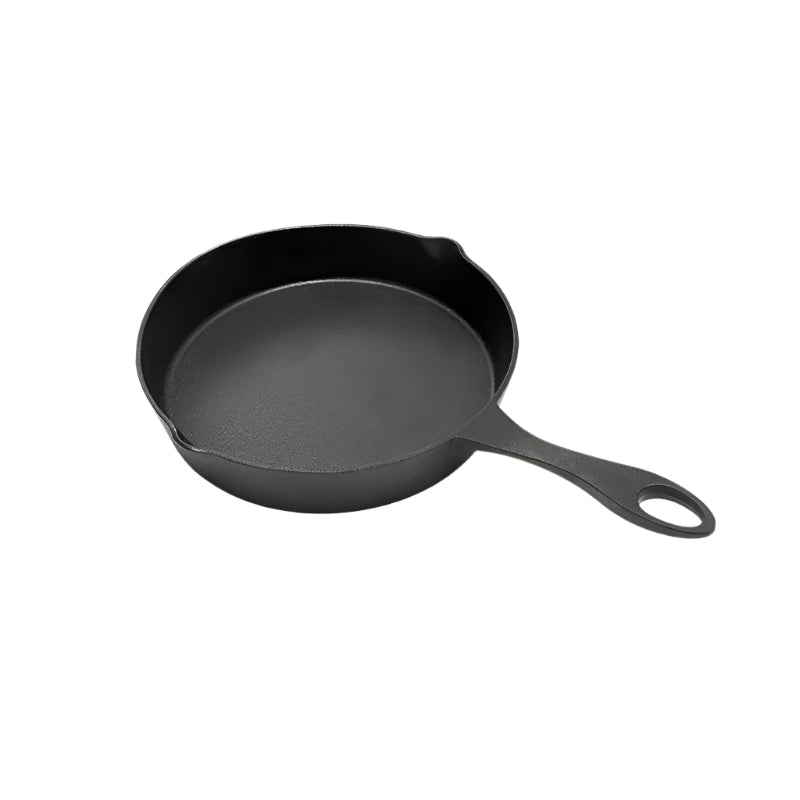 Rechargeable camping spot light-BLACKDEER Cast Iron Frying Pan