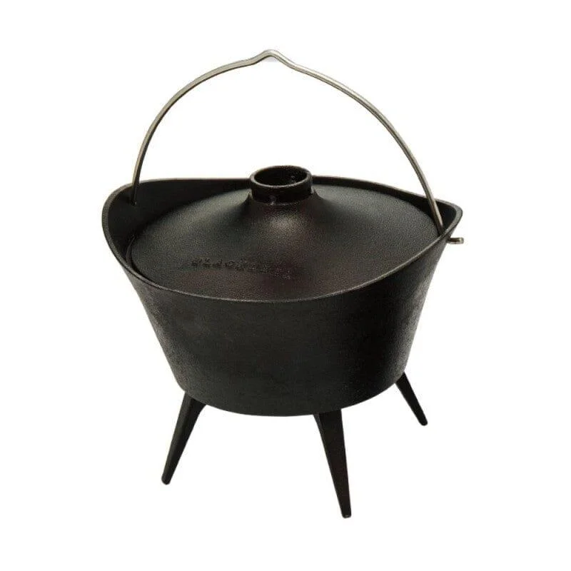 Reflective camping tent stakes-BLACKDEER Cast Iron Soup Pot Set