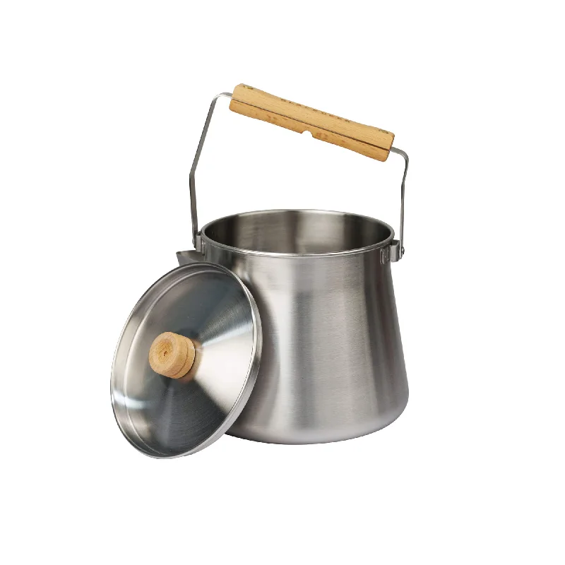 USB-powered camping lantern-BLACKDEER Original Stainless steel kettle