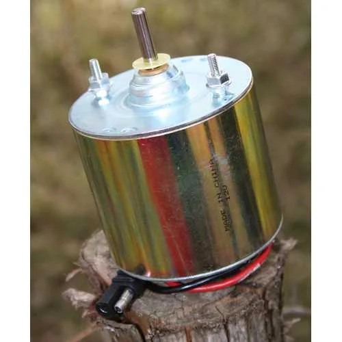 Battery camping lantern light-Motor - Large 12V - 1/4" Shaft