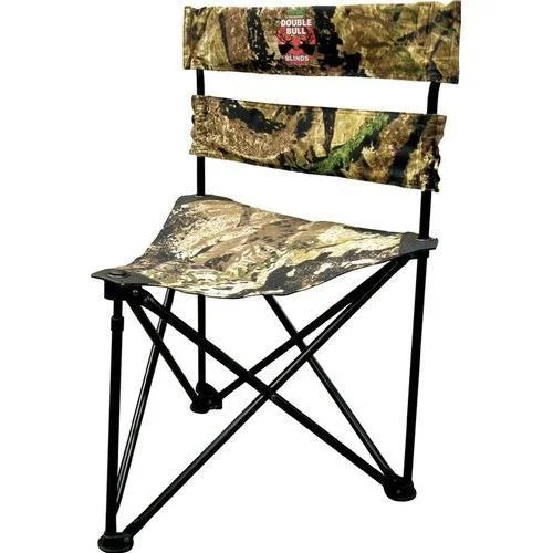 Rustproof camping tent pegs-Double Bull Tri Stool in Truth Camo