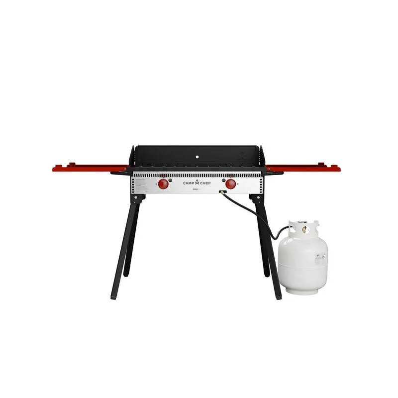 Non-stick camping cookware-Camp Chef Pro 14 - 2 Burner Stove Cooking System