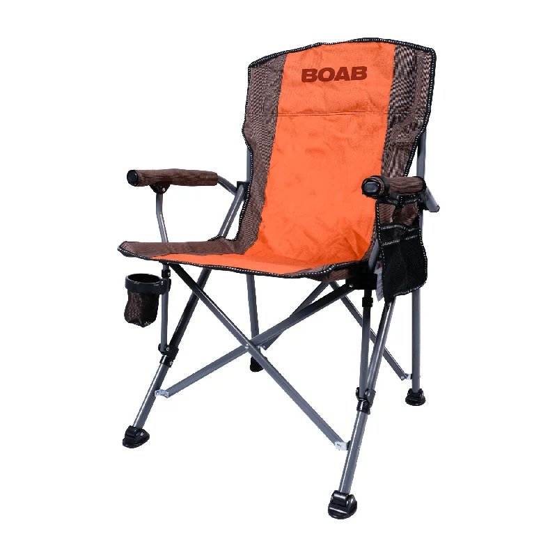 Compact camping air pillow-Camping Chair Folding Orange by BOAB