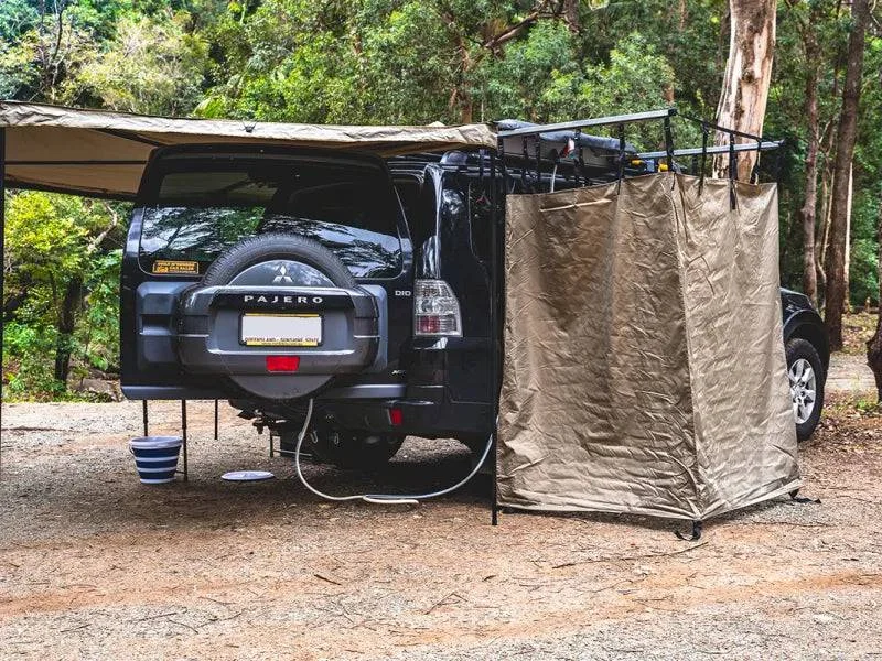 Rechargeable camping beam light-Car Side Shower Tent by BOAB