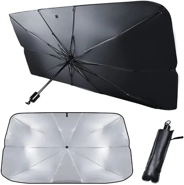 Retractable camping trek stick-Car Windshield Sun Shade