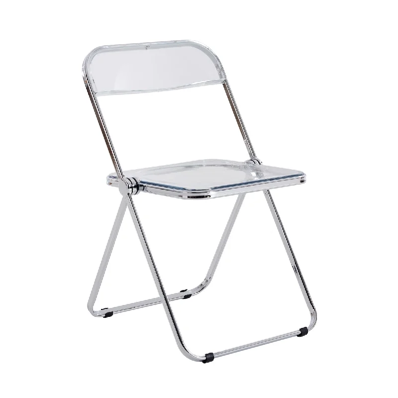 Hard-shell camping cooler bag-Clear Transparent Folding Chair office chair coffee chair meeting room chair Pc Plastic Living Room Seat