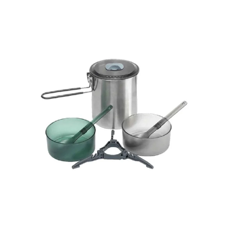 Gravity-fed camping water jug-Cooking Set Camping Firemaple Antarcti Pot Duo Cook Set Nesting