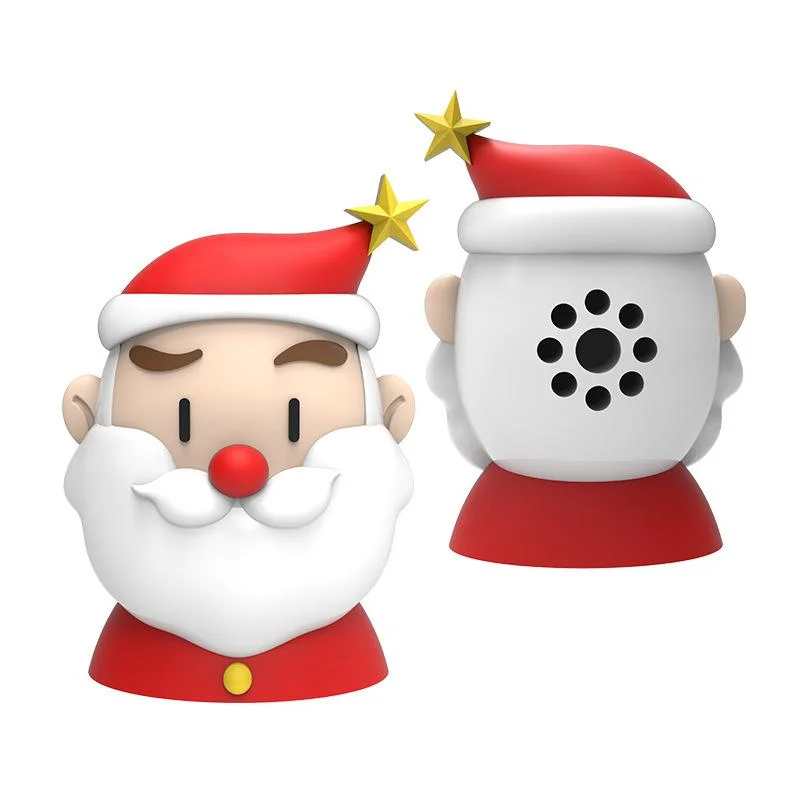 Portable camping water canister-Cute Santa Claus Bluetooth Speaker Santa Claus Bluetooth Sound Mini Portable Speakers, Waterproof Bluetooth Speaker Small Speakers Bluetooth