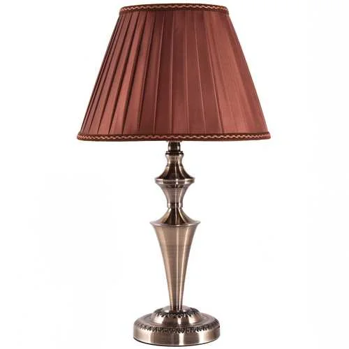 Heavy duty camping tarp-13" Antique Brass  Bedroom LED Bulb  Table Lamp