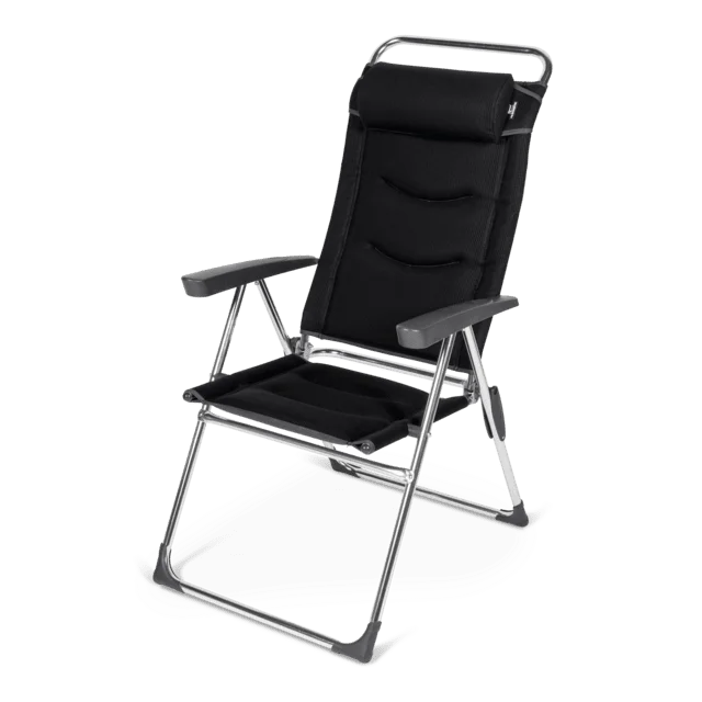 Foldable camping table small-Dometic Lusso Milano Chair - Pro Black