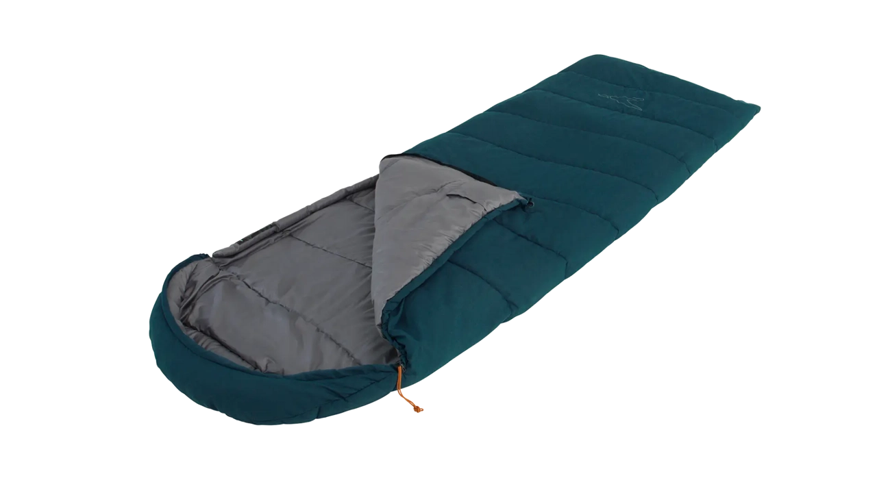 Solar-powered camping area light-Easy Camp Raven I Square 2°C Sleeping Bag