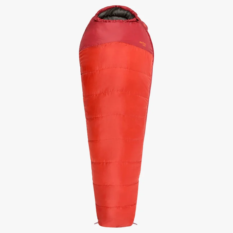 Battery camping lantern LED-Echo 250 Mummy Sleeping Bag, Red