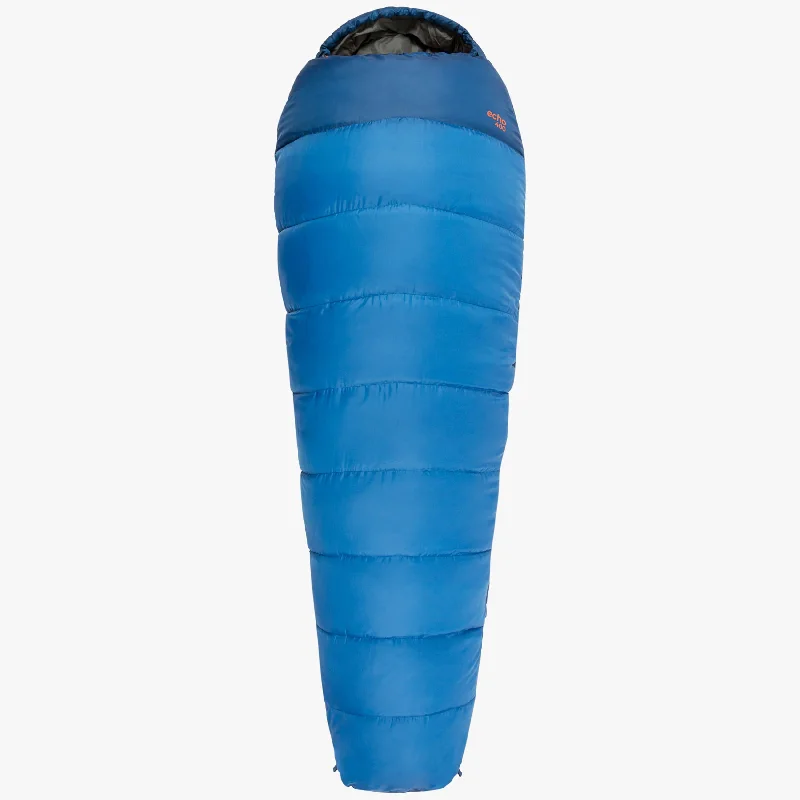 High-tension camping tarp rope-Echo 400 Mummy Sleeping Bag, Blue