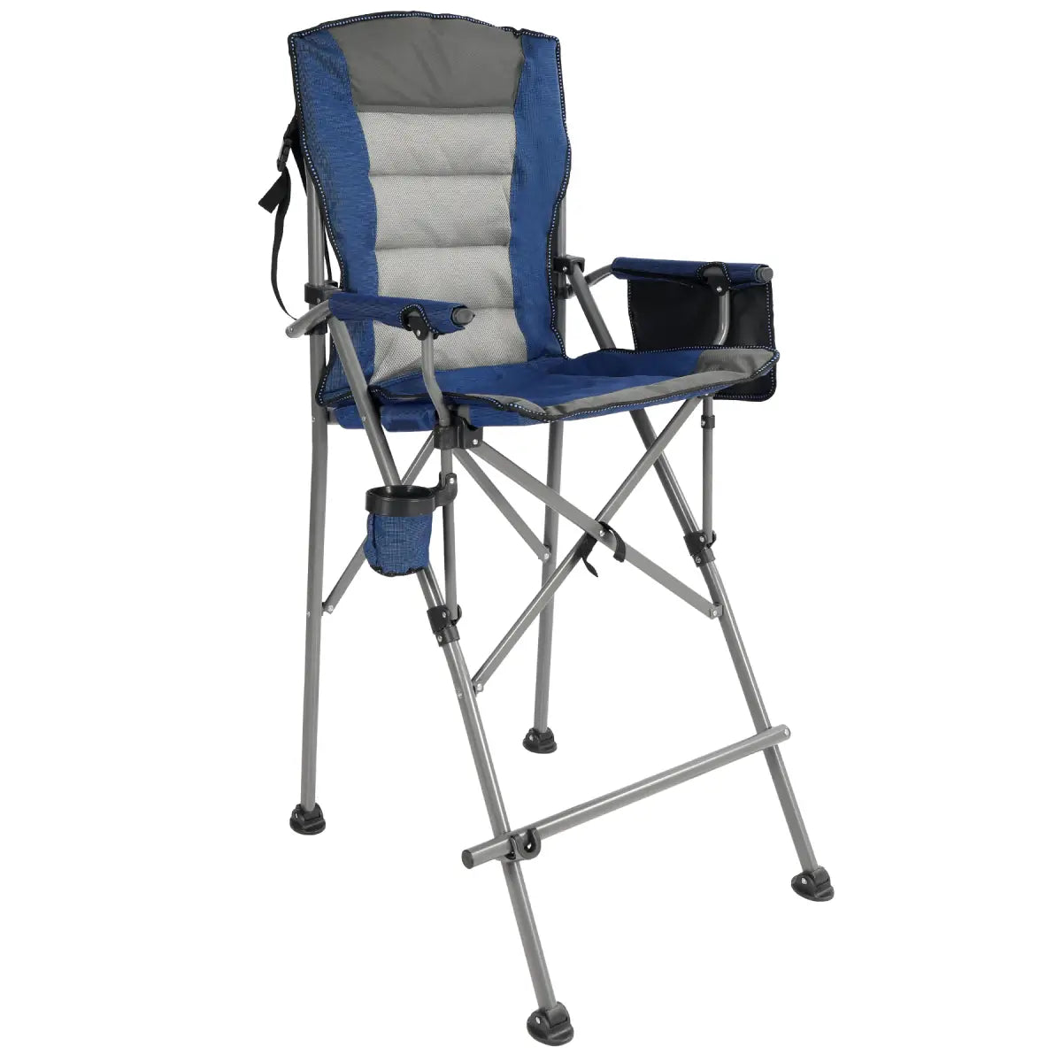 Lightweight camping cook pot-Extra Tall Bar Height Foldable Director Chairs for Adults with High Back and Hard Arms, Support 330lbs