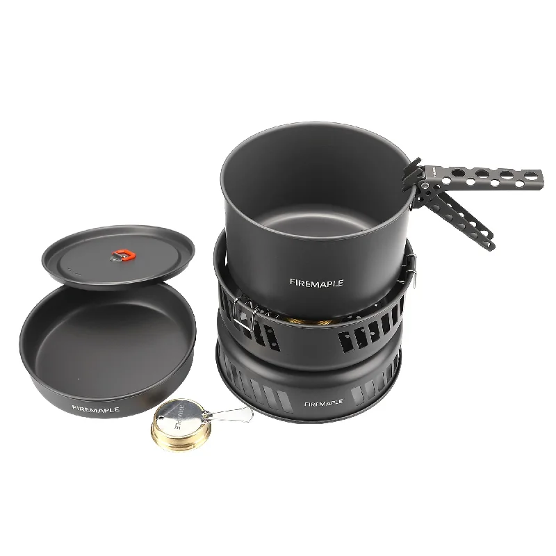 Portable camping stove burner-FIREMAPLE Cooking Kit W/alcohol Burner