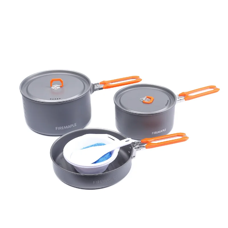 Collapsible camping water purifier-FIREMAPLE FEAST Cookware Set 3