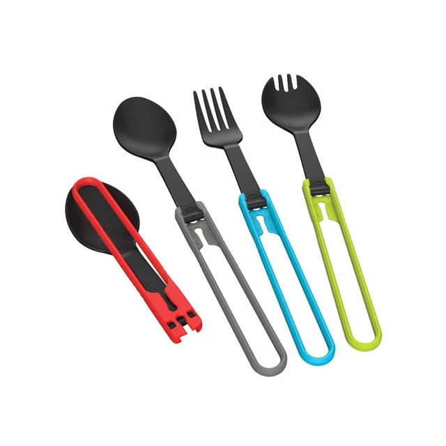 Foldable camping prep station-Folding Utensils