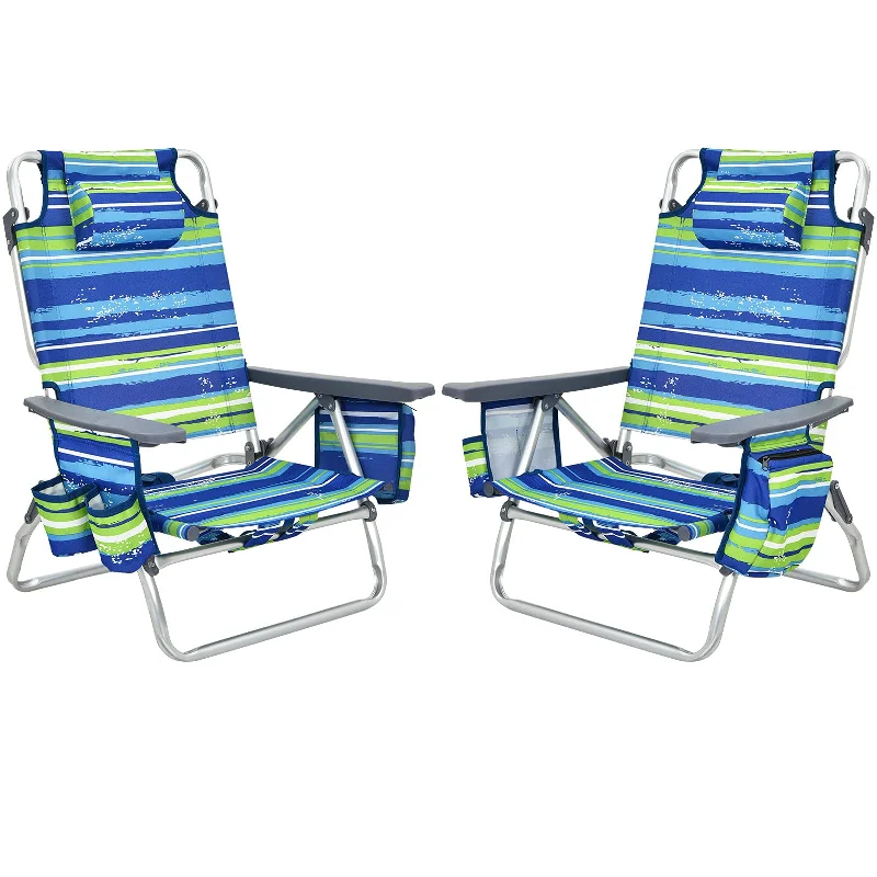 Reflective camping tarp rope-Giantex Beach Chair 2-Pack Sling Camping Chair