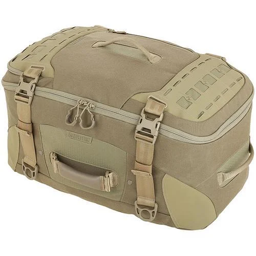 LED camping light battery-Maxpedition Ironcloud Adventure Travel Bag 48L Tan