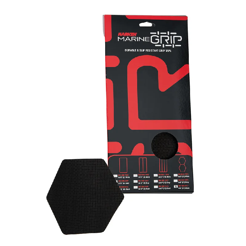 Inflatable camping sleep pillow-Harken Marine Grip Tape - Honeycomb - Black - 12 Pieces [MG10HC-BLK]