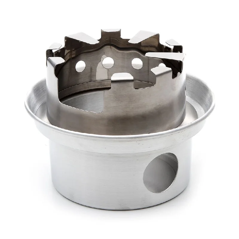 Titanium camping cookware-Hobo Stove | Large