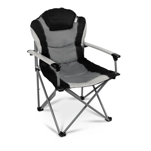 Sturdy camping utility station-Kampa Guv'nor Folding Armchair Fog