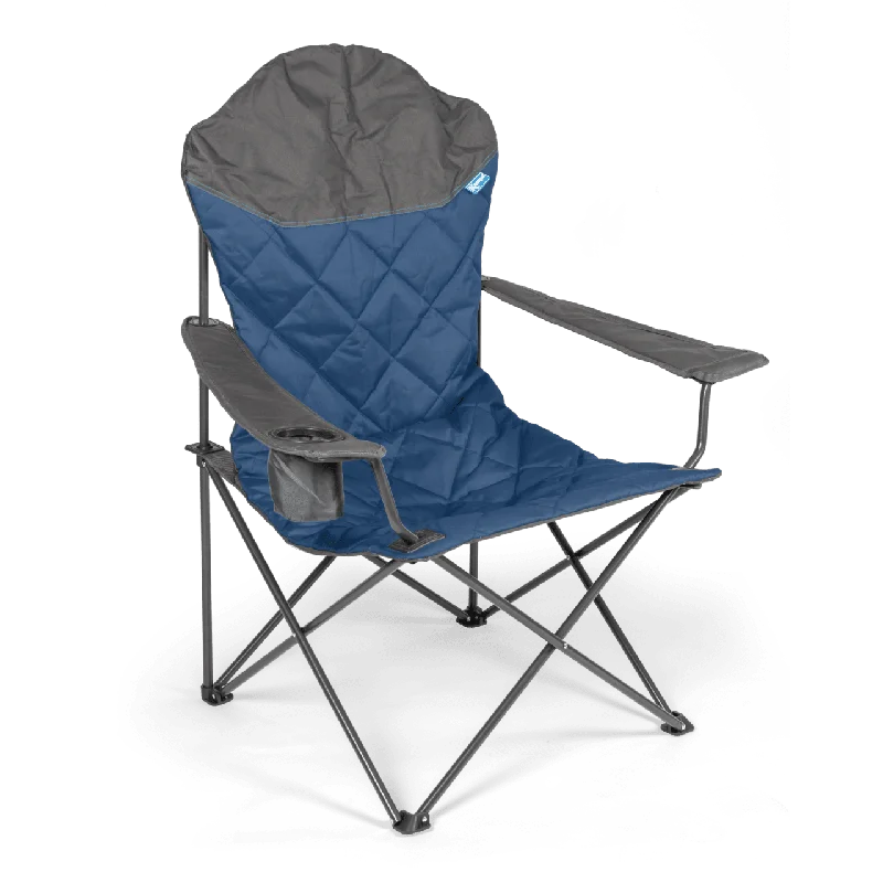 Durable camping cookware set-Kampa XL High Back Chair Midnight