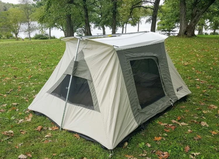 Ripstop camping rainfly-Kodiak Canvas 6086 8.5 x 6 ft Flex Bow VX Tent