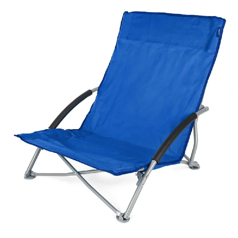 Solar-powered camping head light-Yello Low Beach Chair