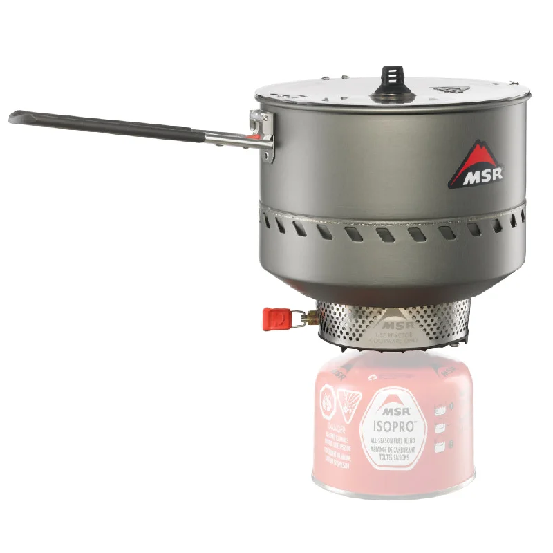 Non-stick camping skillet-MSR | Reactor 2.5 Litre Group Cooking Pot