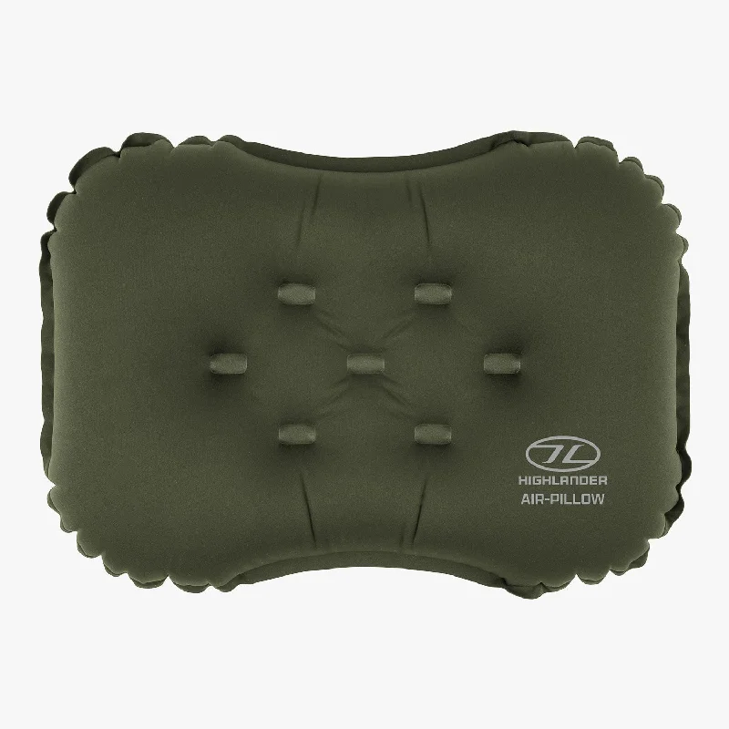 Collapsible camping trek stick-Nap Pak Camping Air Pillow, Olive