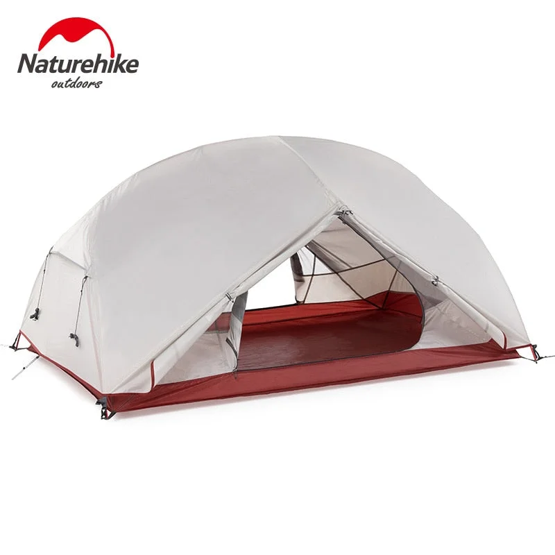 Inflatable camping travel pillow-Naturehike 2 3 Person Waterproof Double Layer All Season Tent