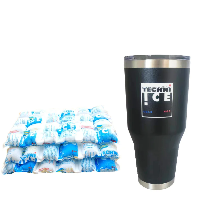 Retractable camping trek stick-New 2024 Model Techni Ice 1200ml (40 oz.) Tumbler Black Stainless Steel 6 Years Warranty + 3 Techni Ice Reusable Dry Ice Packs *FRESH STOCK JUST ARRIVED