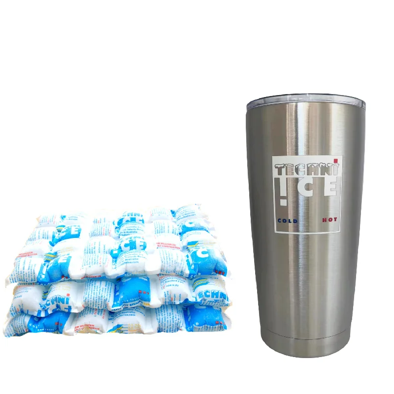 Down camping sleeping sack-New 2024 Model Techni Ice 600ml (20 oz.) Tumbler Stainless Steel 6 Years Warranty + 3 Techni Ice Reusable Dry Ice Packs *FRESH STOCK JUST ARRIVED