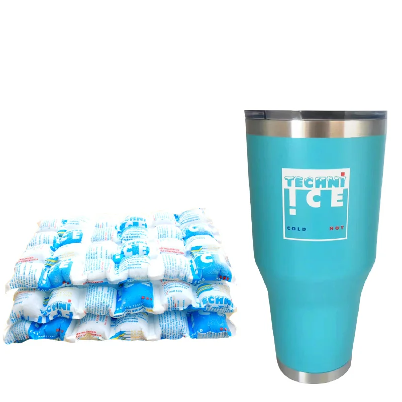 Ripstop camping tent tarp-New 2024 Model Techni Ice 900ml (30 oz.) Tumbler Aqua Stainless Steel 6 Years Warranty + 3 Techni Ice Reusable Dry Ice Packs *FRESH STOCK JUST ARRIVED